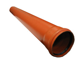 Трубы ПВХ L=500 мм для наружной канализации