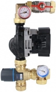 Насосно-смесительный узел Afriso с насосом Grundfos UPM3 FLEX AS 15-70/130 мм (9050110) в Бресте