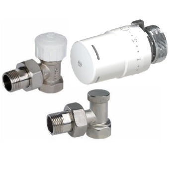 Комплект термостатический для радиатора угловой 1/2" Arco в Бресте